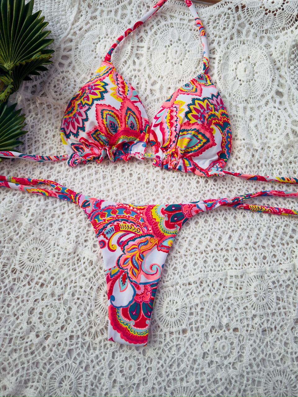 Bikini ibiza y tanga brasilera de amarres mandalas