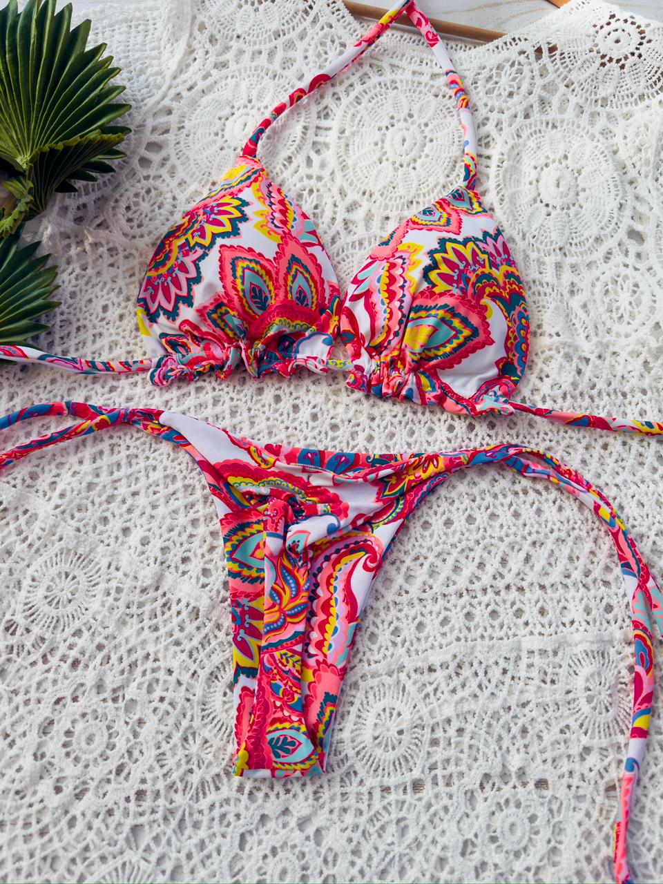 Bikini ibiza y tanga brasilera de amarres mandalas