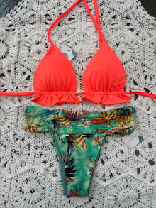Conjunto ibiza tanga brasil hojas