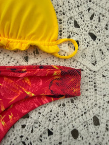 Conjunto ibiza con vuelos tanga brasil corazones