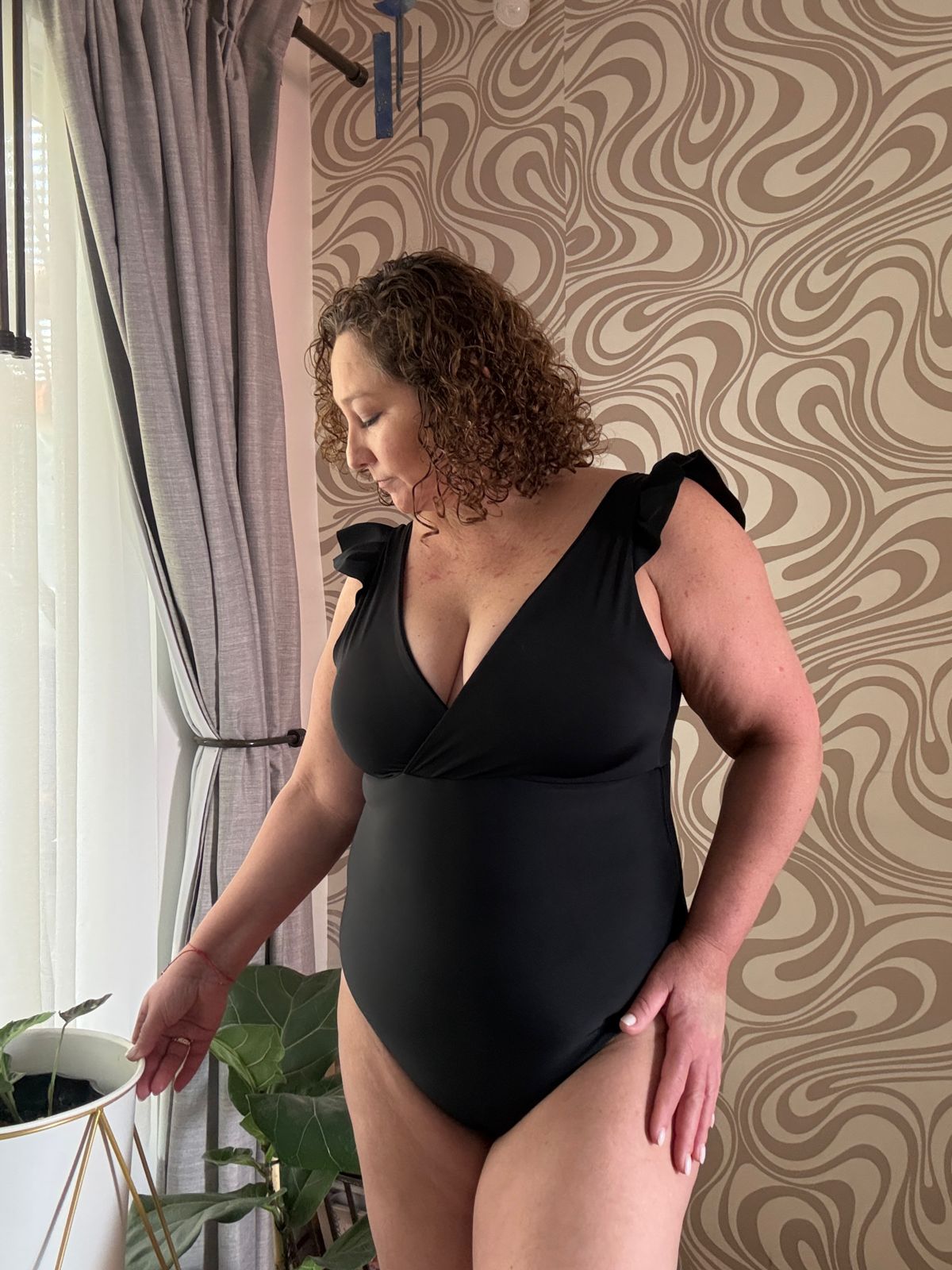 Traje de baño Margaret negro