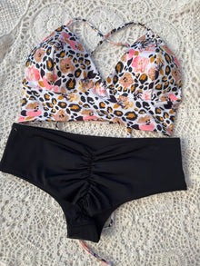 Conjunto Bustier Grecia bottom a elección negro