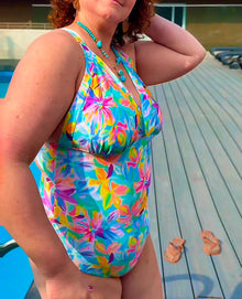 Traje de baño Atenea estampado floral