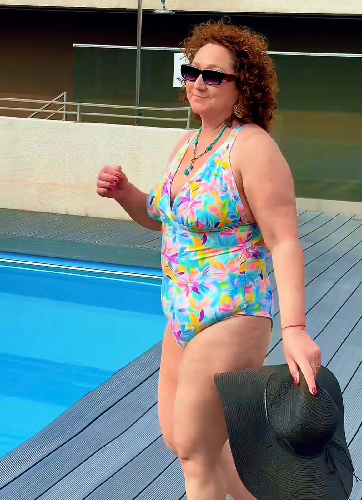 Traje de baño Atenea estampado floral