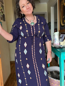 Vestido Boho chic bordado
