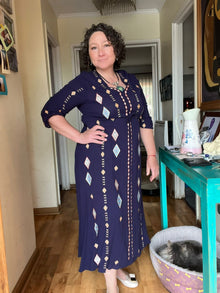 Vestido Boho chic bordado