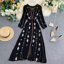 Vestido Boho chic bordado