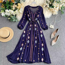 Vestido Boho chic bordado
