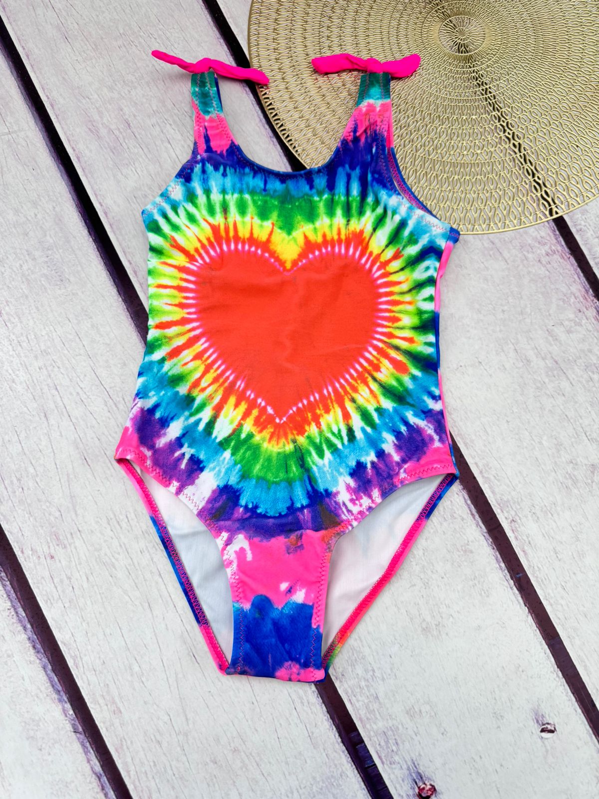 Traje de baño corazon Tye die
