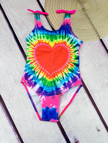 Traje de baño corazon Tye die