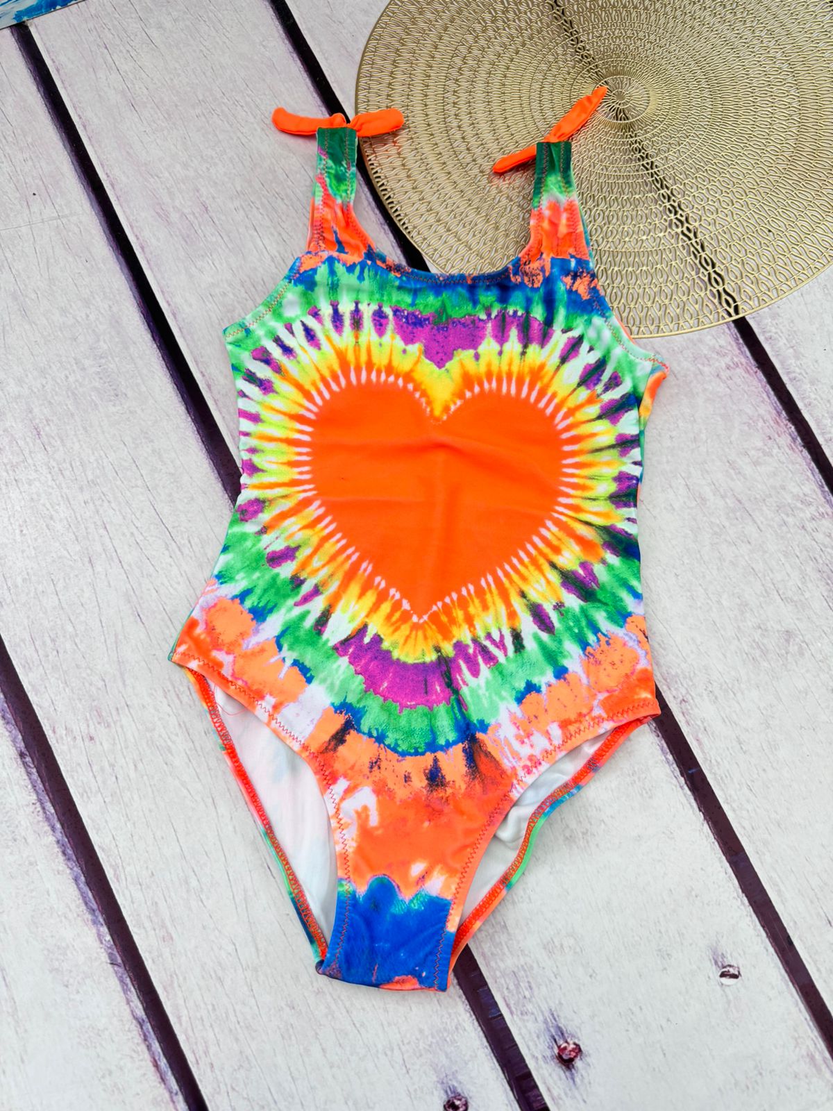 Traje de baño corazon Tye die
