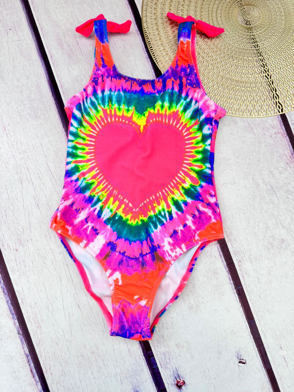 Traje de baño corazon Tye die