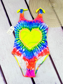 Traje de baño corazon Tye die