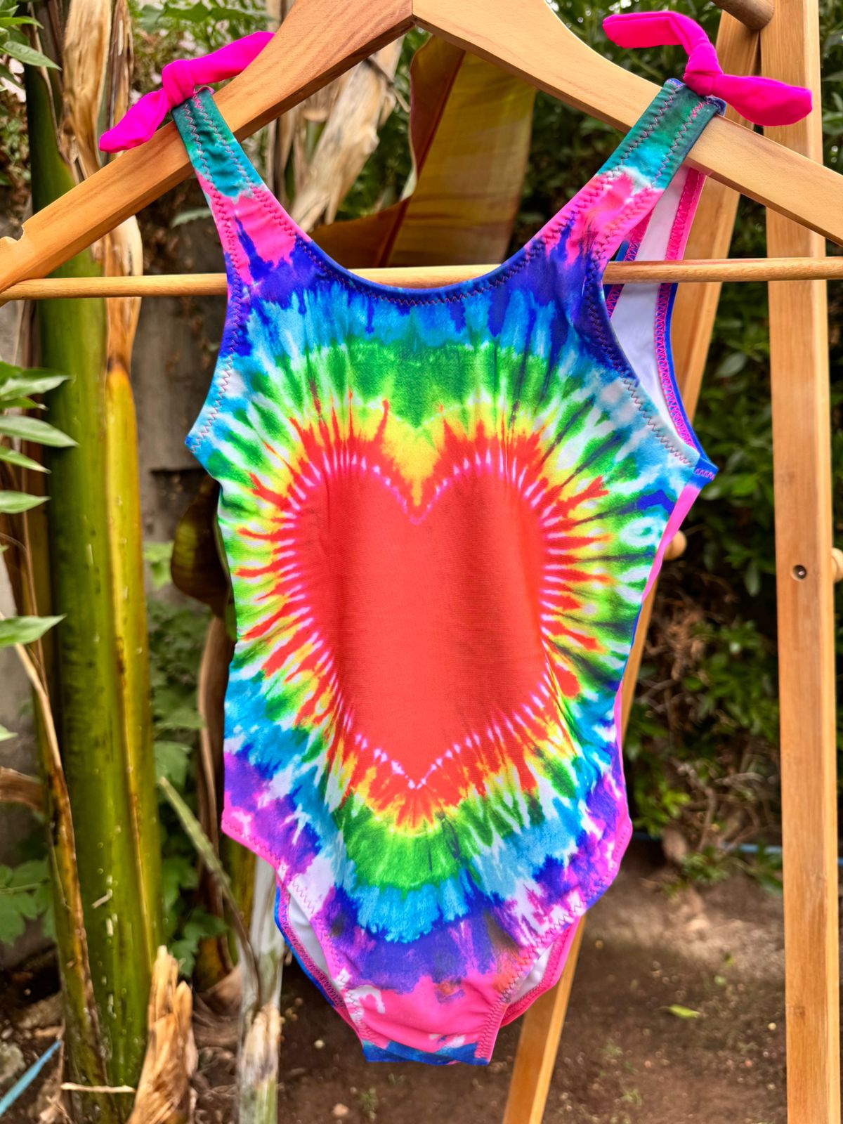 Traje de baño corazon Tye die