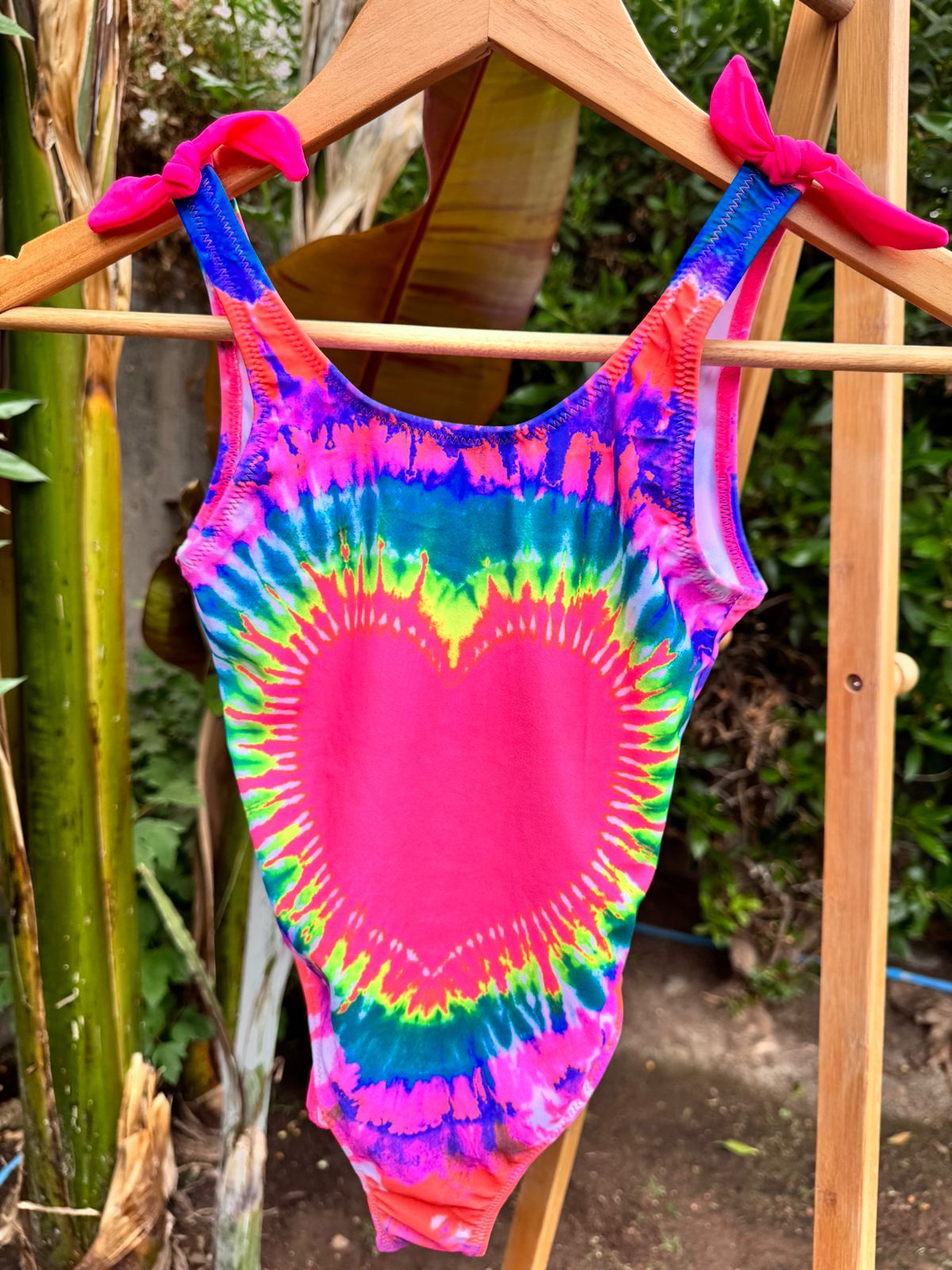 Traje de baño corazon Tye die