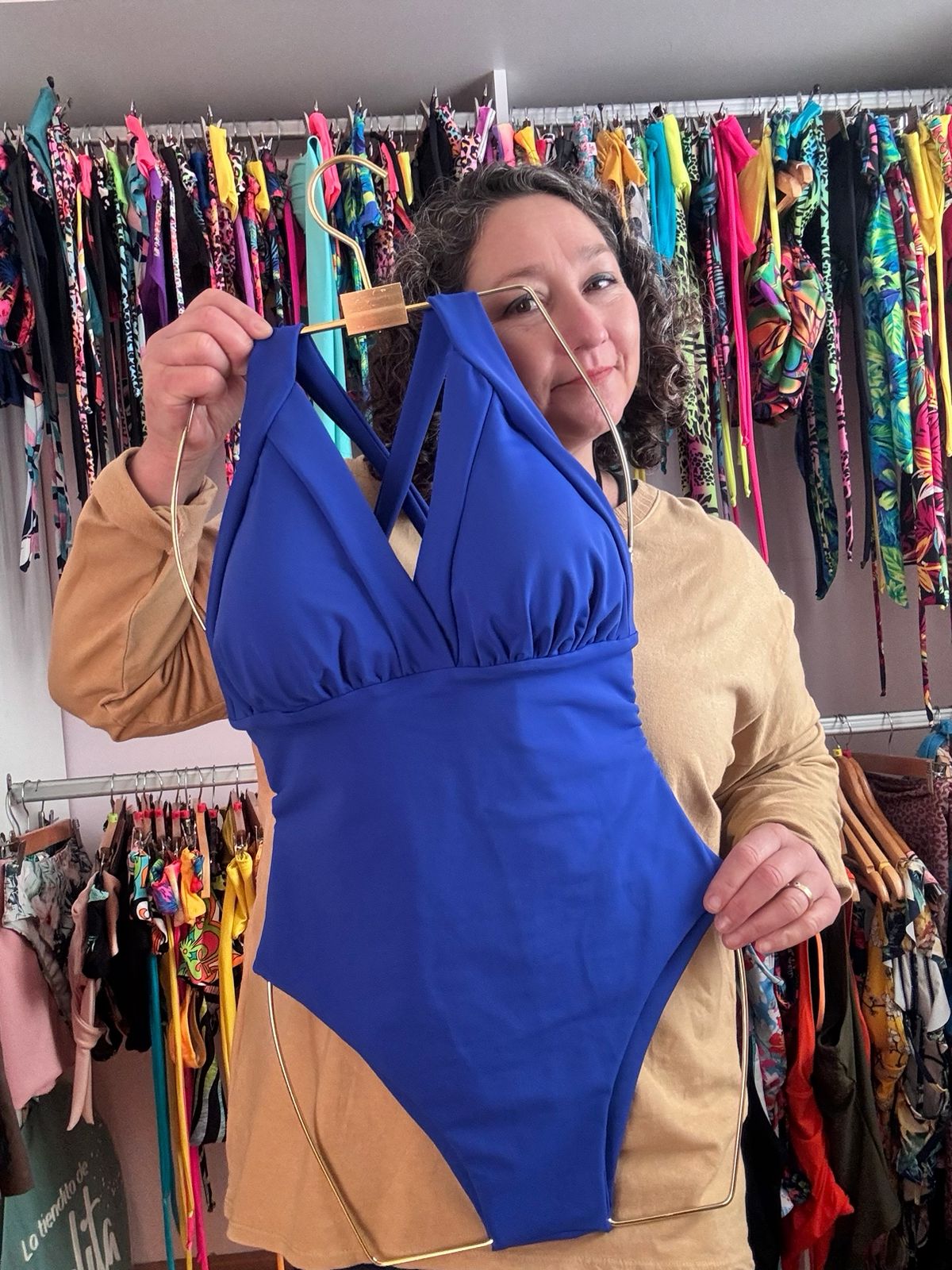 Traje de baño Atenea Azul