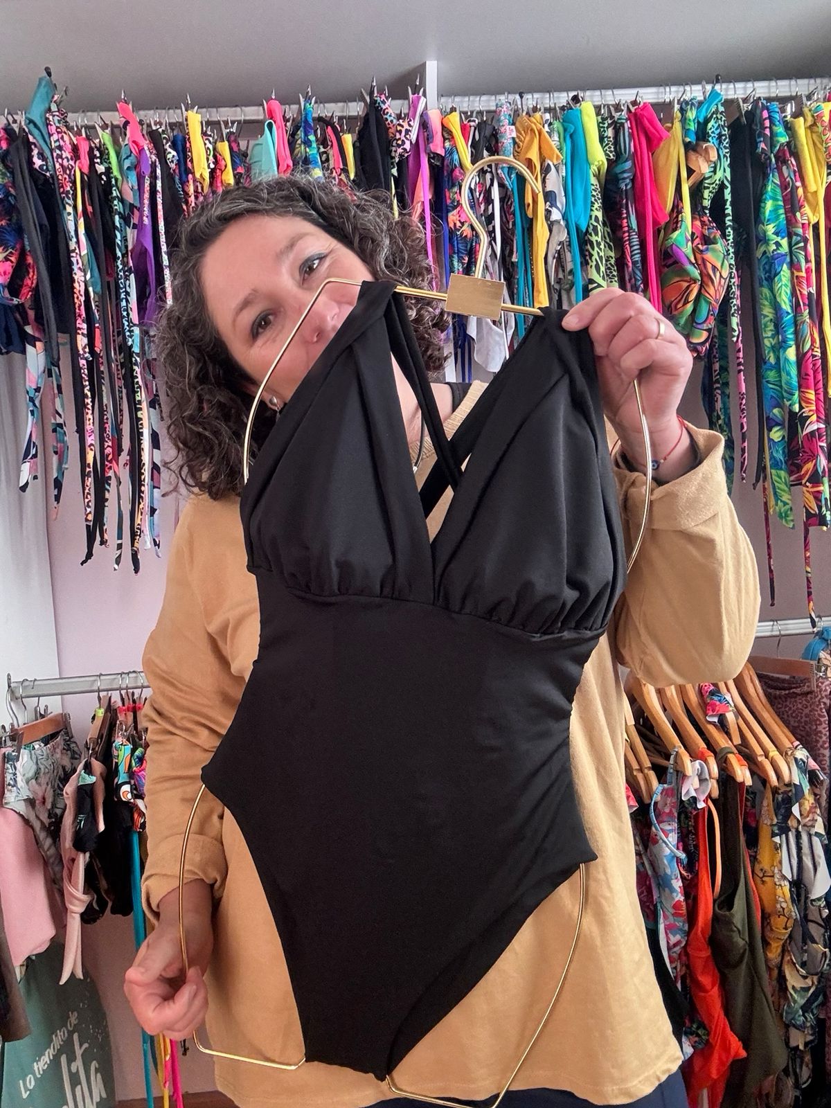 Traje de baño Atenea negro