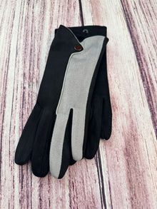 Guantes de gamuza elastizada