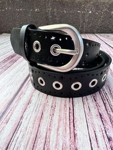 Cinturon estrellas caladas
