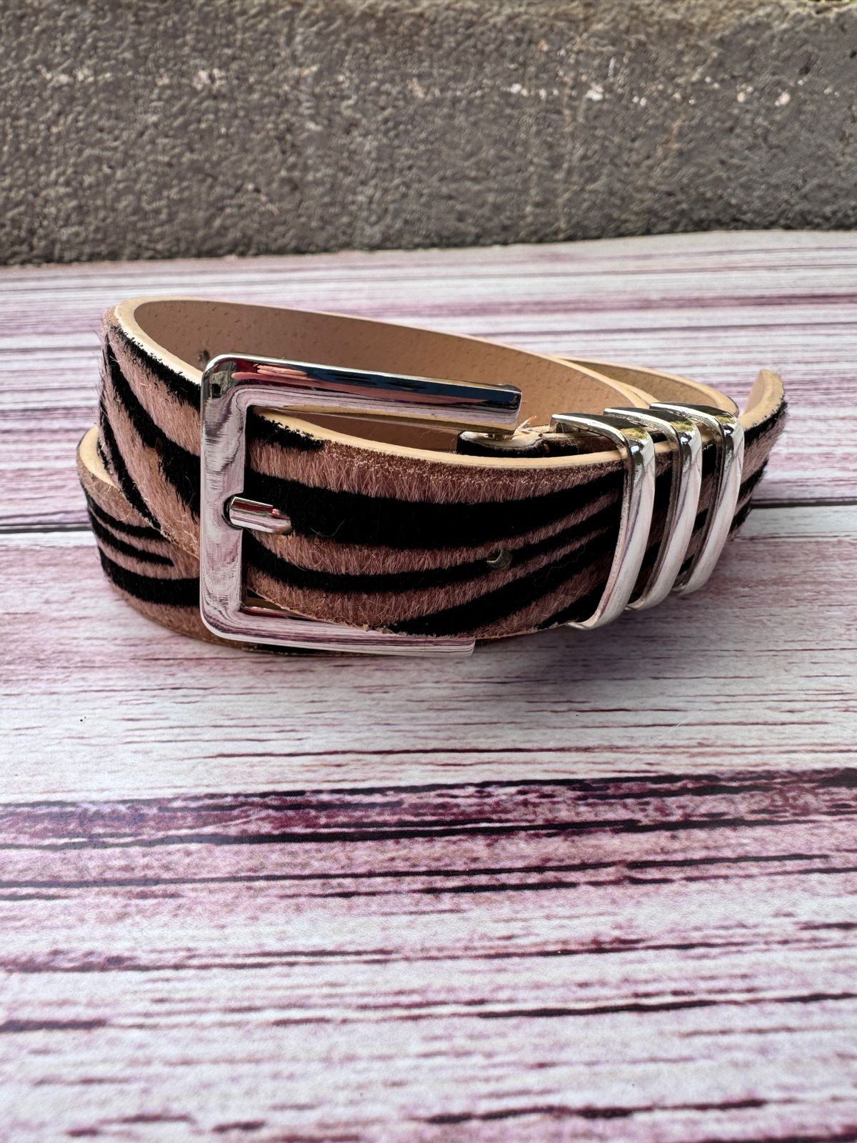 Cinturones animal print