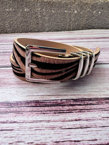 Cinturones animal print