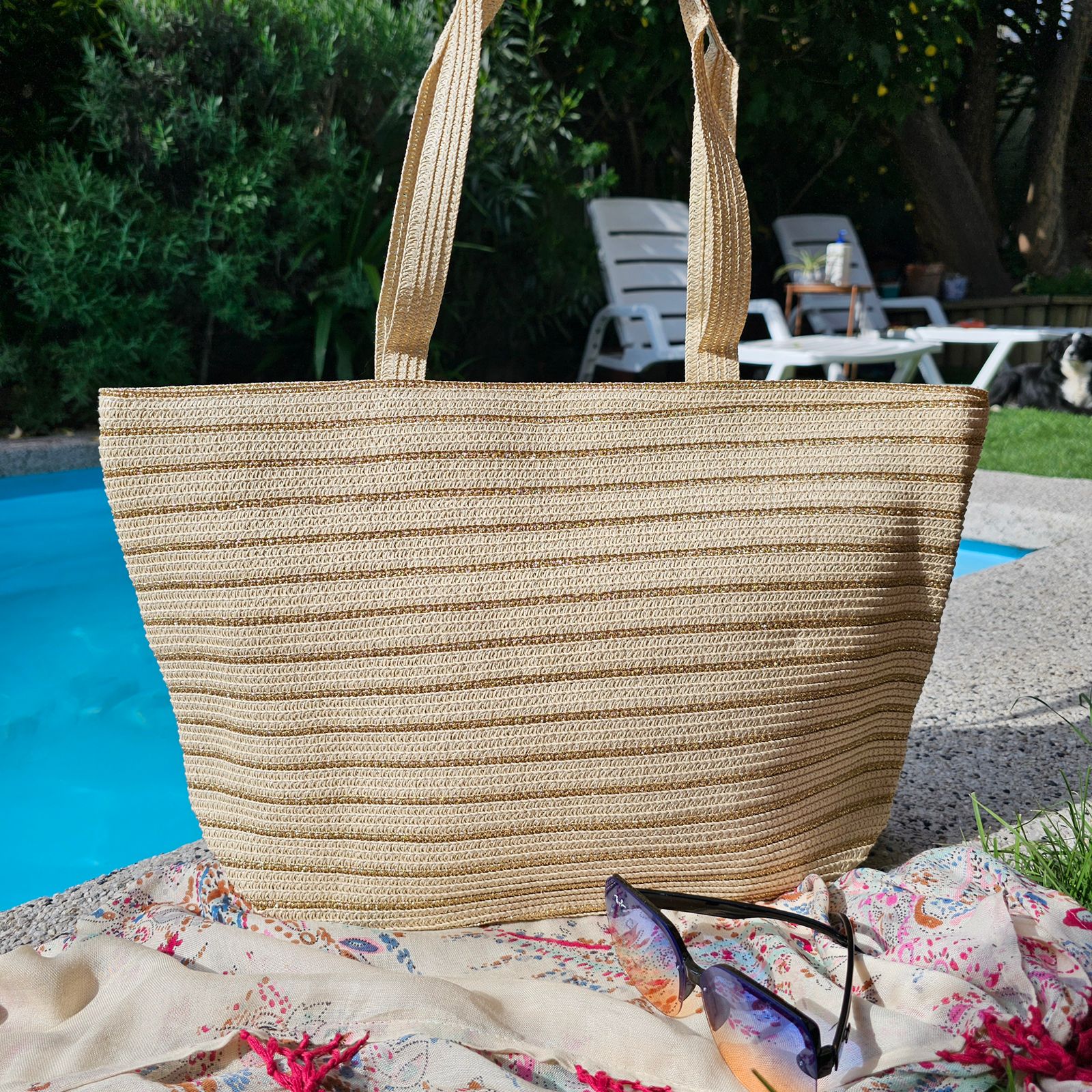 Cartera de Rafia