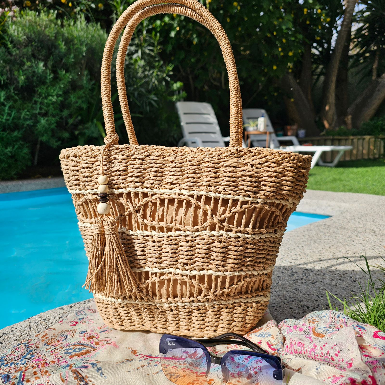 Cartera de Rafia