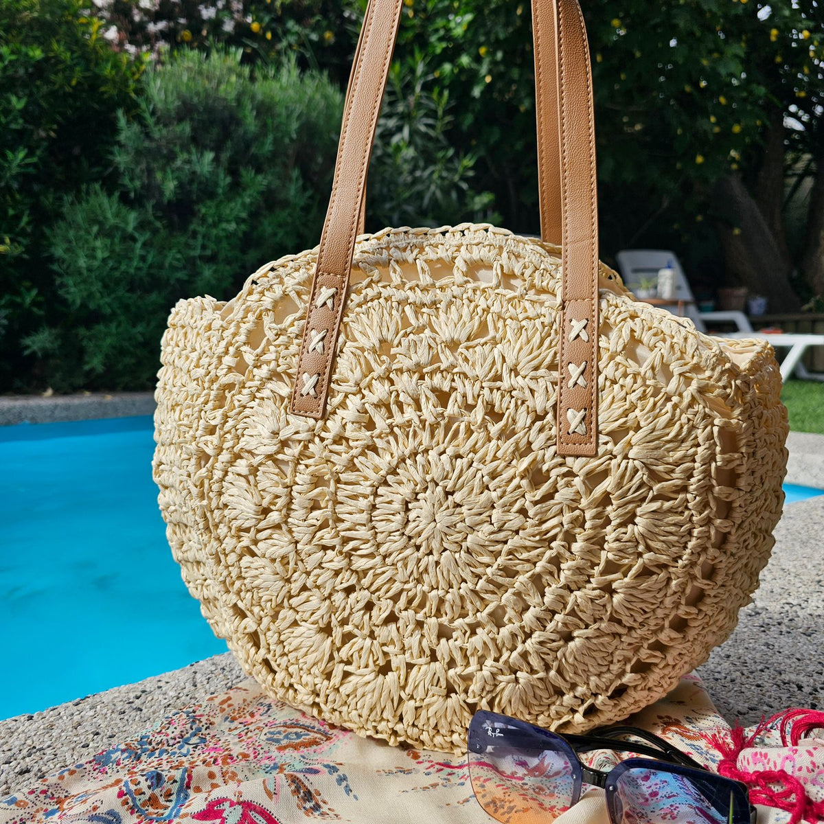 Cartera de Rafia