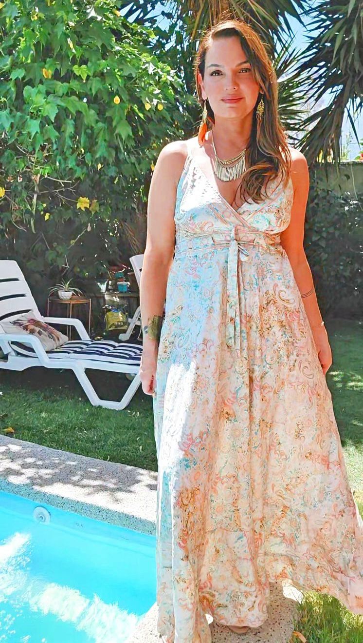 Vestido Diya crudo