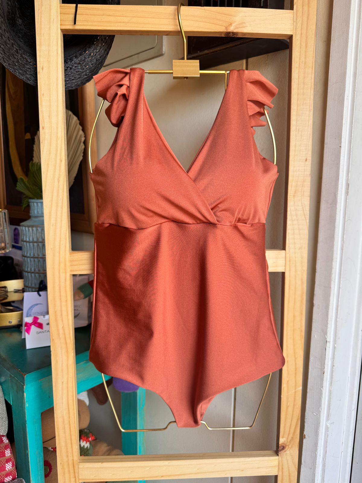 Traje de baño Margaret cobre destellante