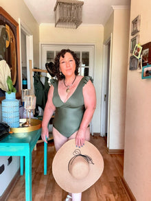 Traje de baño Margaret cobre destellante