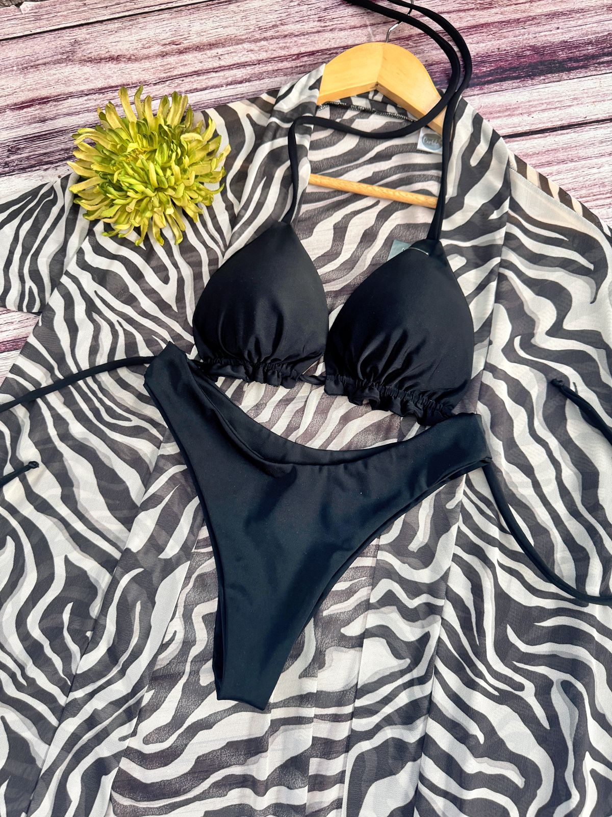 Conjunto Ibiza culote U negro