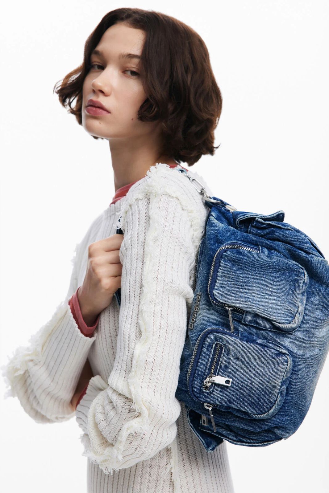 Bag Denim Habana multipocket