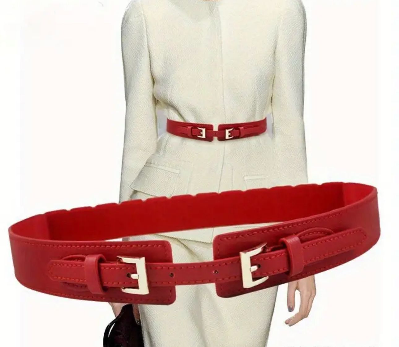 Cinturon Elasticado rojo