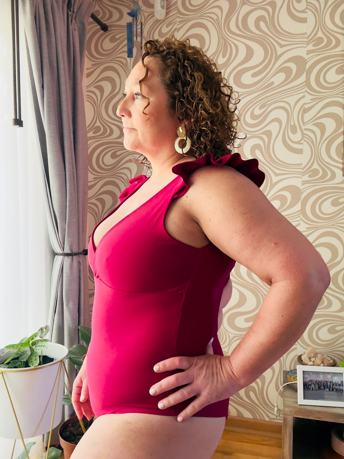 Traje de baño Floripa Burdeo